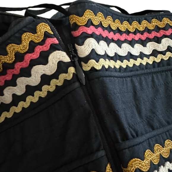 French Connection - Cotton/Silk Corset Bodice Top - Picture 3 of 6